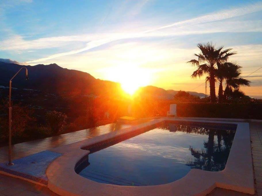 Countryside Private Apartment With Pool & Sea View Torrox Exterior photo